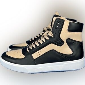 Keanu High Top Sneakers - Black/Tan -
10 New